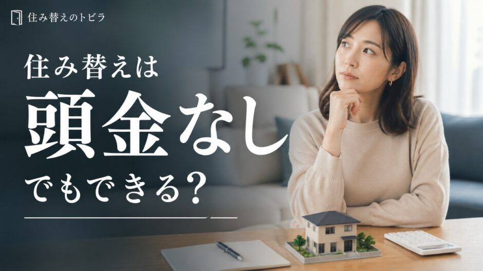 住み替えは頭金なしでもできる？必要な現金と条件