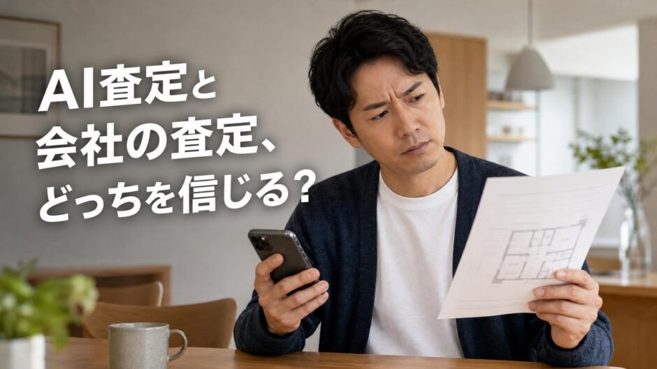 AI査定と不動産会社の査定の違い｜額に差が出る理由と読み方・使い分け