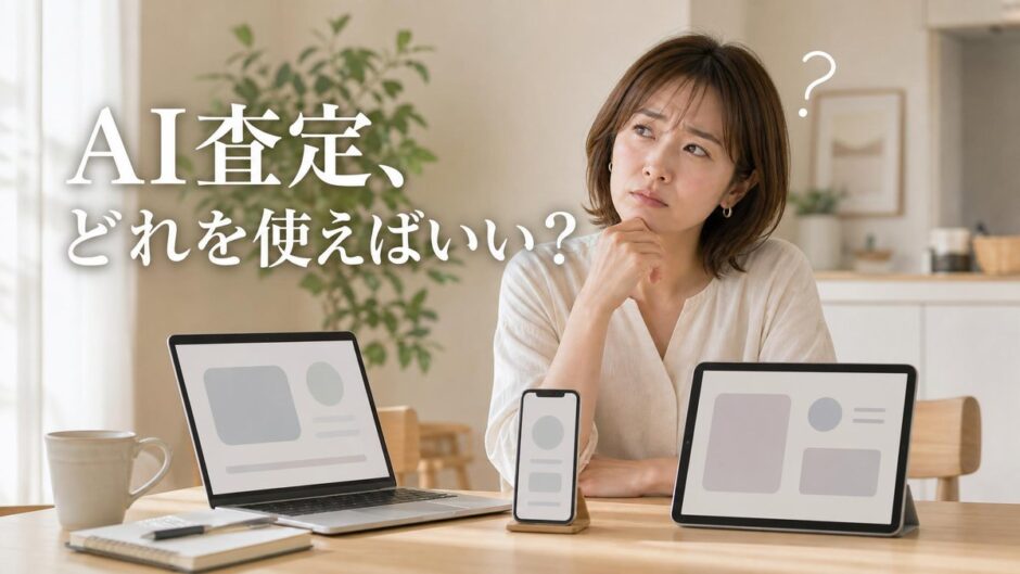 マンションのAI査定の比較｜5つの軸と型ごとの特徴・段階別の選び方