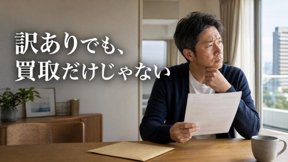 訳ありマンションは買取だけ？仲介でも売れる見分け方と買取価格の決まり方
