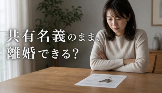 夫婦共有名義のマンションは離婚でどう整理する？取り分・ローン・税金