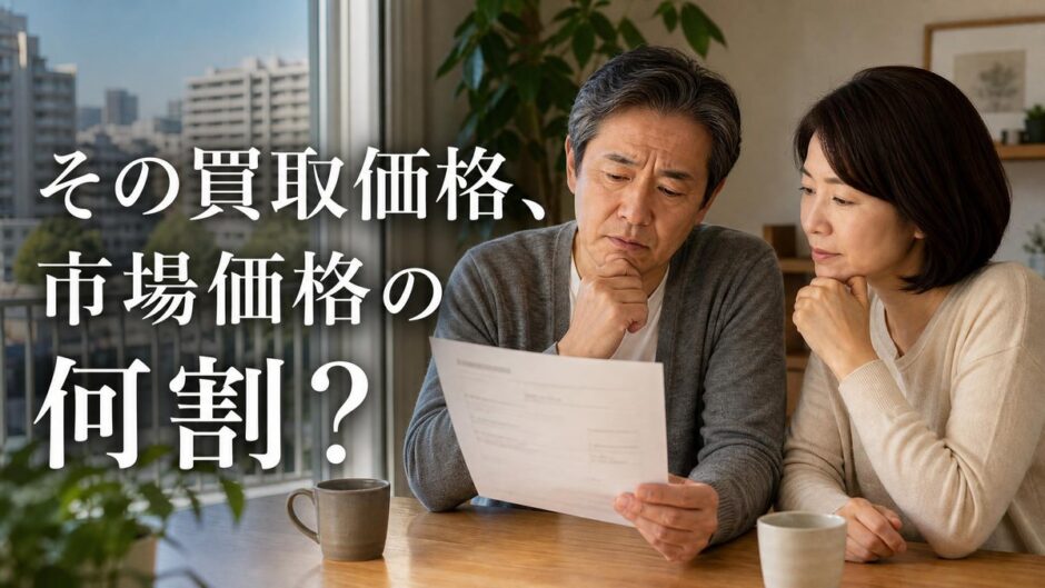 リースバックのマンション相場は市場価格の何割？買取価格の決まり方と安い理由・見極め方