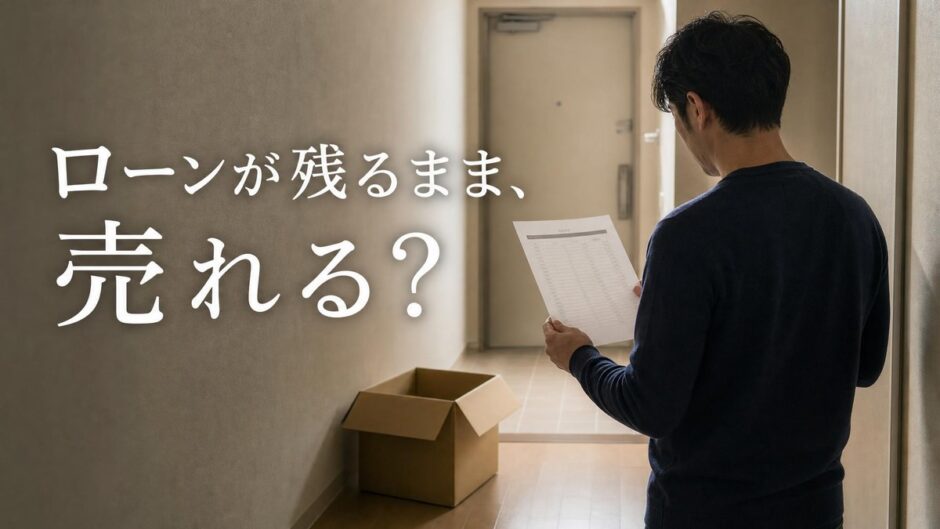 離婚でローンが残るマンションは売れる？費用の分け方・売る時期・損をしないコツ