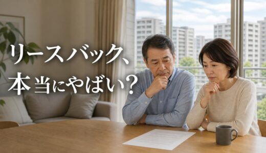 リースバックのデメリットは本当にやばい？実態調査で測り、契約で消せるかを分ける