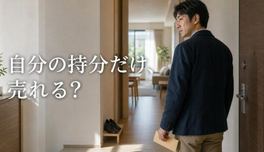 マンションの共有持分だけ売る方法｜同意なしで売れる根拠と売り先・流れ・税金