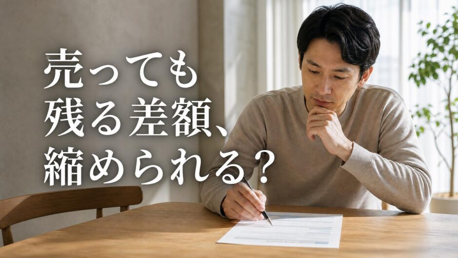 オーバーローンのマンションを売るか待つか｜差額の縮め方と売却時の税金の特例