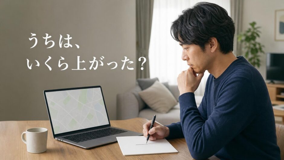 マンションの値上がりを確認する方法｜匿名で見る4つの道具と値上がり率の出し方
