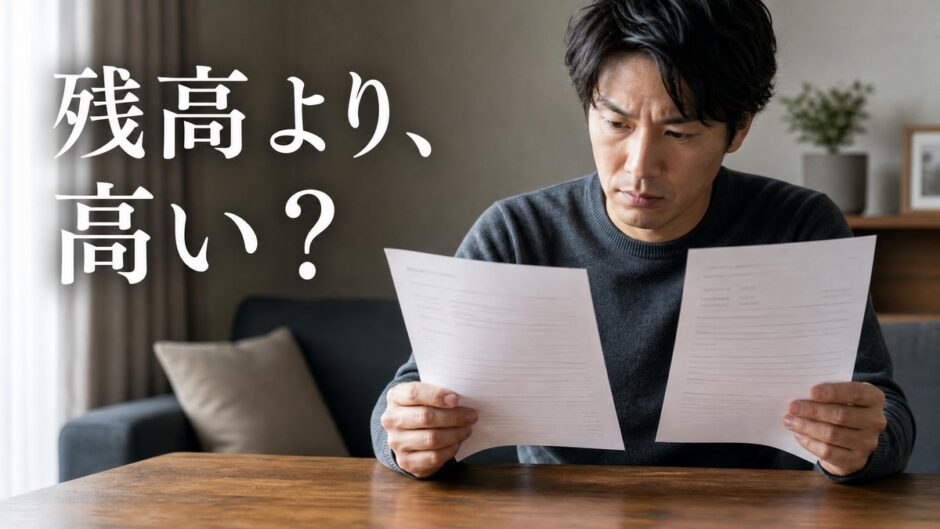 マンションの評価額はローン残高より高い？比べる評価額の選び方と完済額の出し方