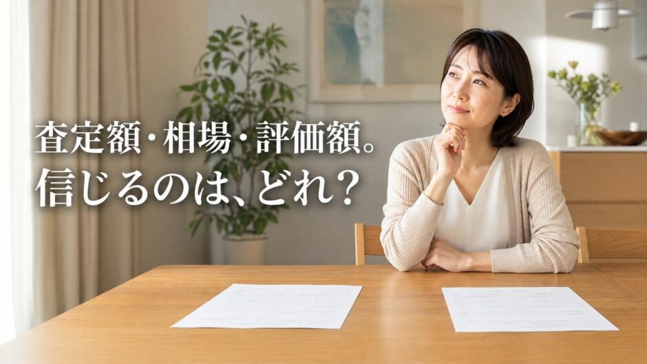 マンションの査定額・相場・評価額の違い｜同じ物件で額が違う理由と使い分け