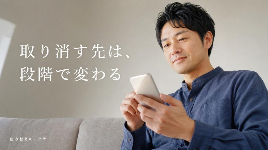 すまいValueのキャンセル｜段階別の申し出先と手順