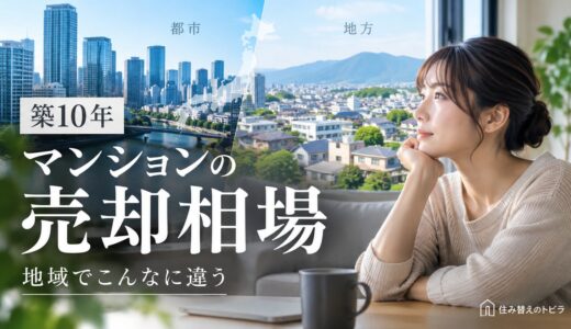 築10年マンションの売却相場｜地域差と自分の部屋の調べ方