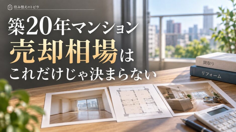 築20年マンションの売却相場｜広さと改装状態をそろえて調べる