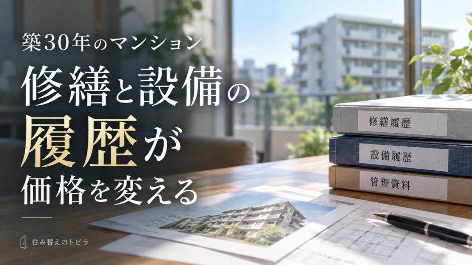 築30年のマンション売却｜修繕と設備の履歴を価格に生かす進め方