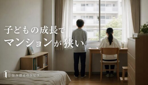 子供の成長でマンションが狭い｜限界が来る段階と住み替えの決め方