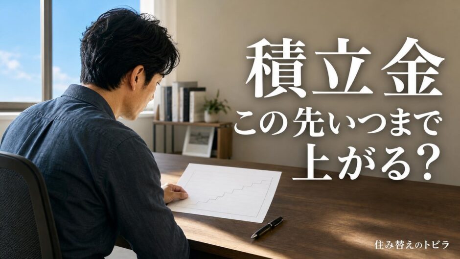 段階増額の修繕積立金と売却｜2024年改定の目安で測り売る時期を決める