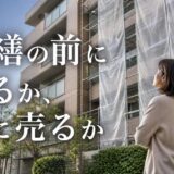 大規模修繕の前に売るか後に売るか｜買主の見え方と工事中の内覧の工夫