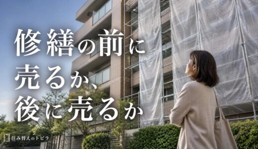 大規模修繕の前に売るか後に売るか｜買主の見え方と工事中の内覧の工夫