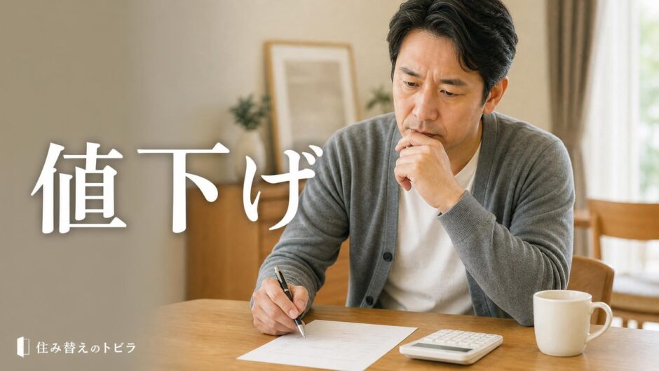 マンション売却の値下げ幅はいくら？成約事例と下限から決める4つの物差し