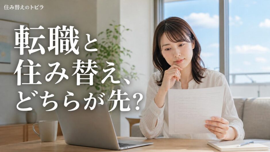 転職と持ち家の住み替えはどちらが先？ローン審査と勤続年数の壁