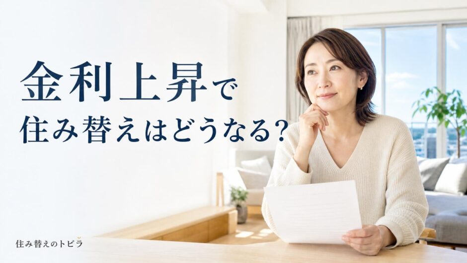 金利上昇で住み替えはどうなる？変動金利の人が今判断すべき基準