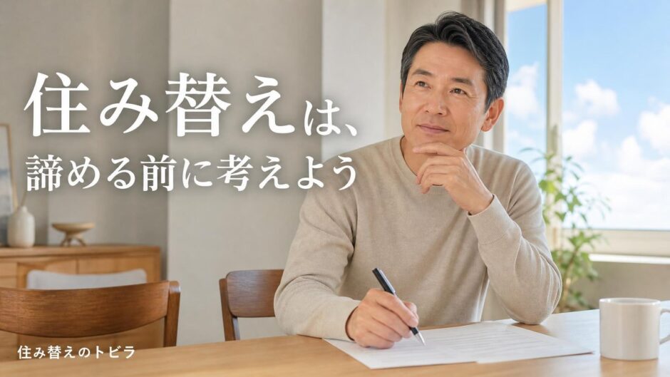 住み替えしたいのにできない？諦める前に確かめる3つの数字と解決策