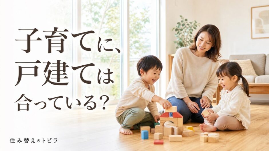 子育てでマンションから戸建てへ｜メリット・デメリットと移る時期