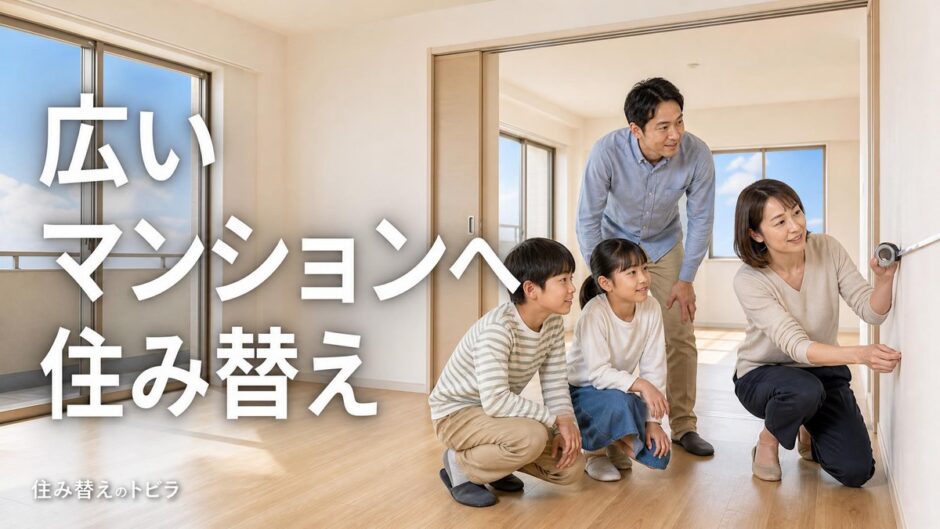 広いマンションへの住み替え｜3LDKから4LDKへ移る選択肢と探し方