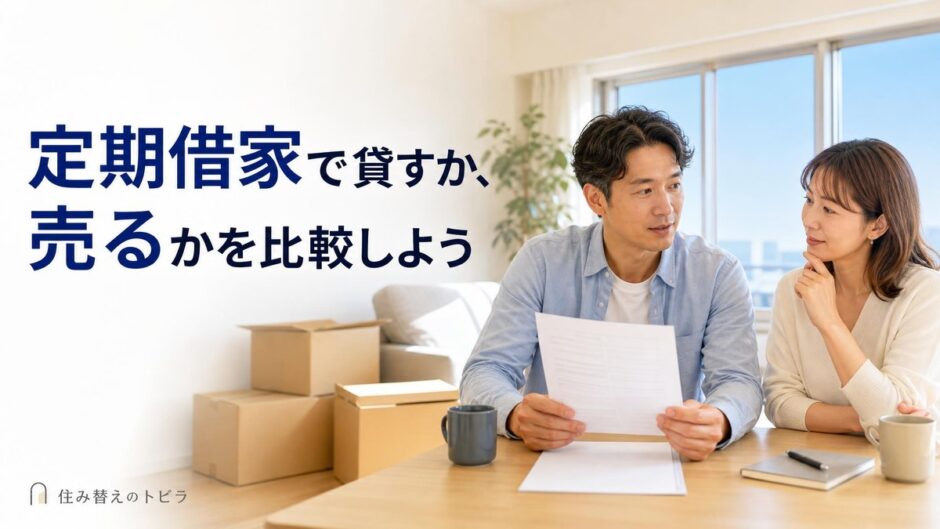 定期借家と売却を比較｜転勤で貸すか売るかと契約期間の決め方