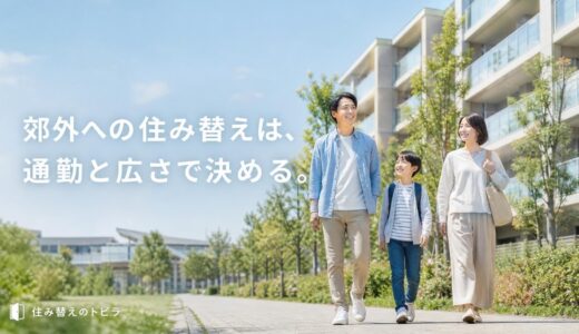 郊外マンションへの住み替え｜都心の駅近とどっちを選ぶかと注意点