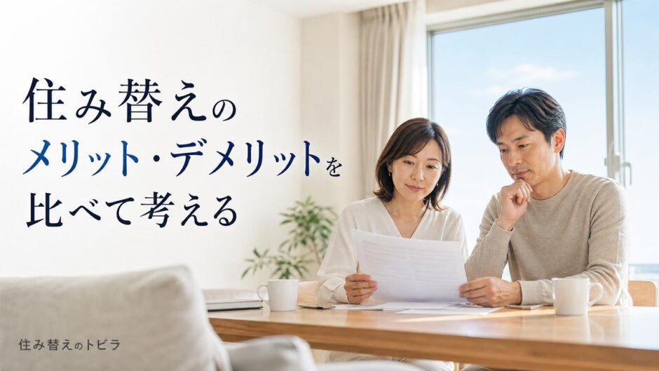 住み替えのメリット・デメリット｜費用の目安と住み続ける場合との比べ方