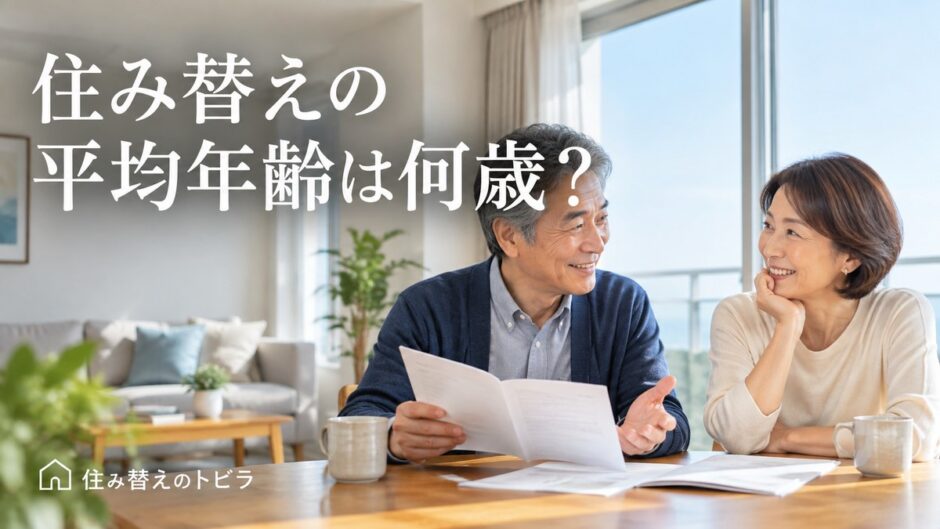 住み替えの平均年齢は何歳？住宅市場動向調査で見る年代別の目的と注意点