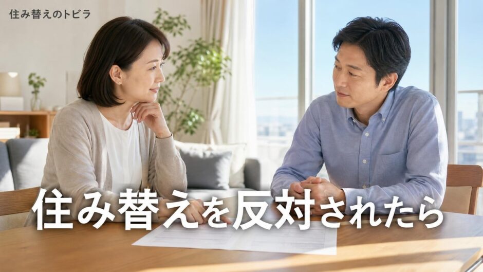 配偶者に住み替えを反対されたら｜夫・妻の理由と話し合いの進め方