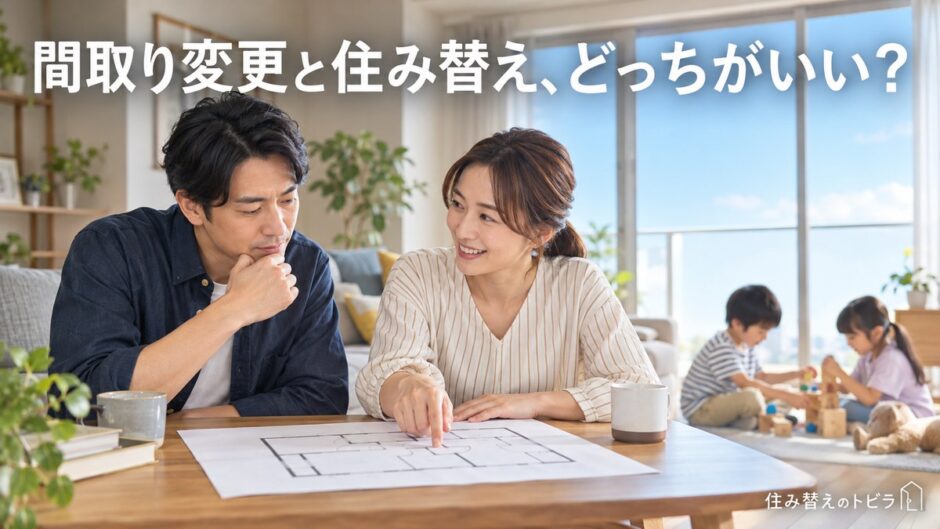 間取り変更と住み替えを比較｜子供部屋をつくるならどっち？費用と判断基準