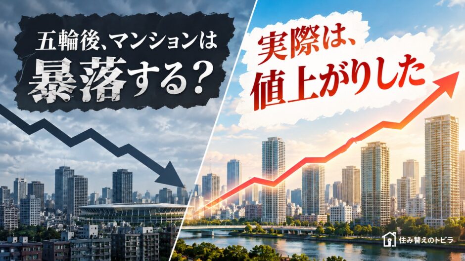 「五輪が終われば暴落する」はどうなった？マンション暴落説を実績で振り返る