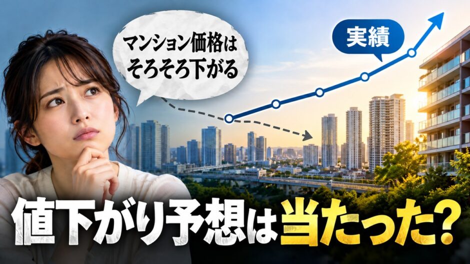 マンション価格の予想は当たった？10年分の答え合わせと住み替えへの生かし方