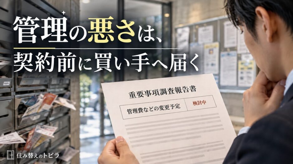 管理の悪いマンションは売れる？管理状態や滞納は買い手に知られる？