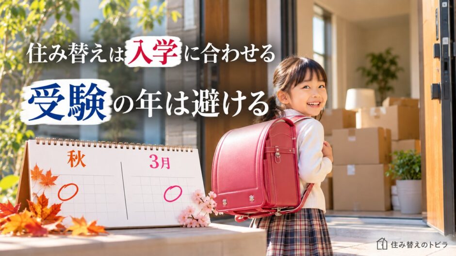 子どもの入学・受験に合わせて住み替えるべき？学年別の時期と売り買いの日程