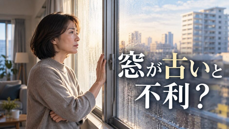 窓が古いマンションは売るとき不利？省エネ性能が売値に影響する場面と対策