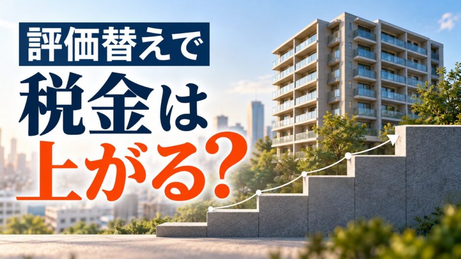 固定資産税の評価替えで、来年から税金が上がる？マンションは年数千円ずつ