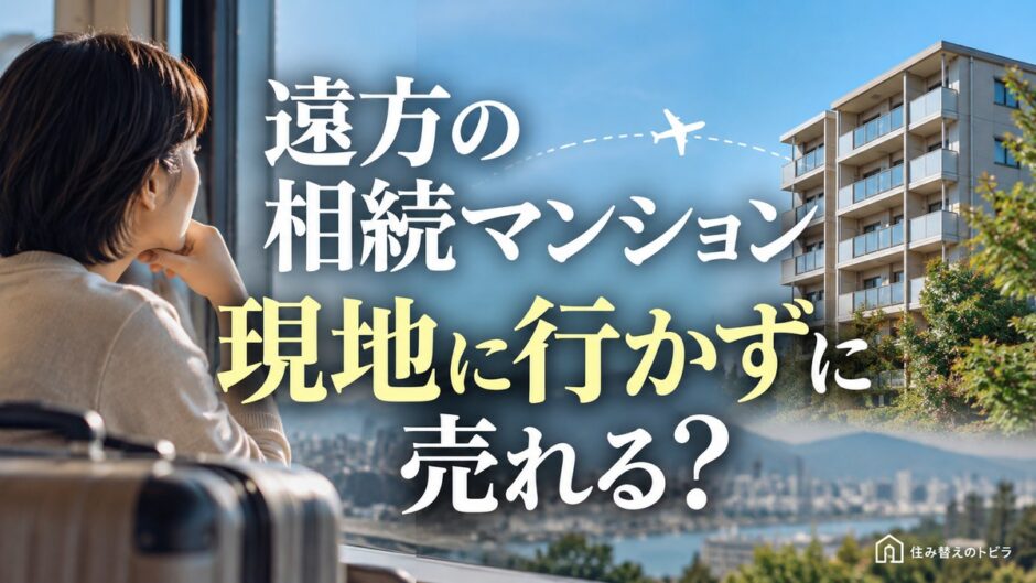 遠方の相続マンション、現地に行かずに売れる？手順と損を防ぐ3つの対策