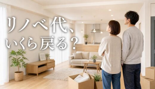 リノベ直後に手放すとリノベ代は回収できる？戻る割合と手取りの目安