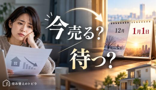 買った値段より安くても売るべき？新築を数年で売る損は売る日で減らせる