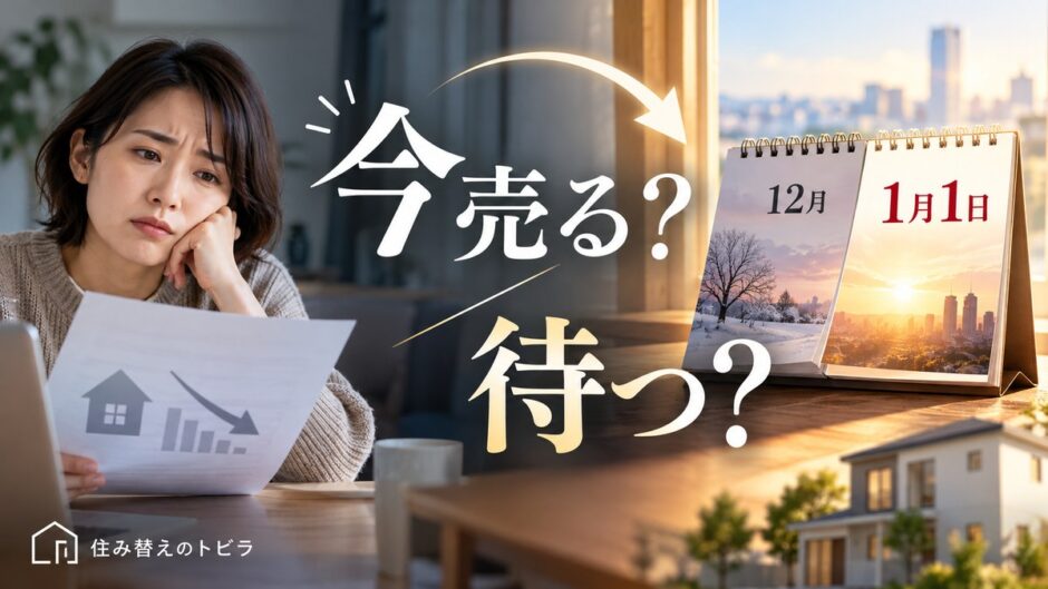 買った値段より安くても売るべき？新築を数年で売る損は売る日で減らせる