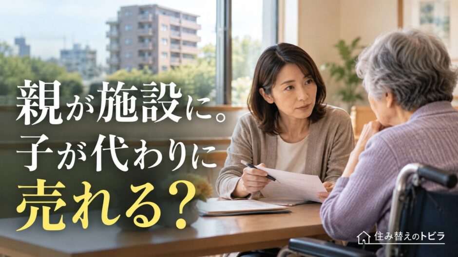 親が施設に入ったら、子が代わりに親のマンションを売れる？3つの方法と期限