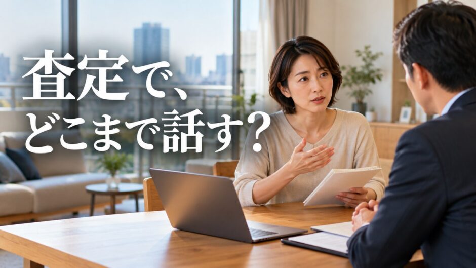 査定の電話や面談で、どこまで話す？事実は話し、値段の手の内は伏せる